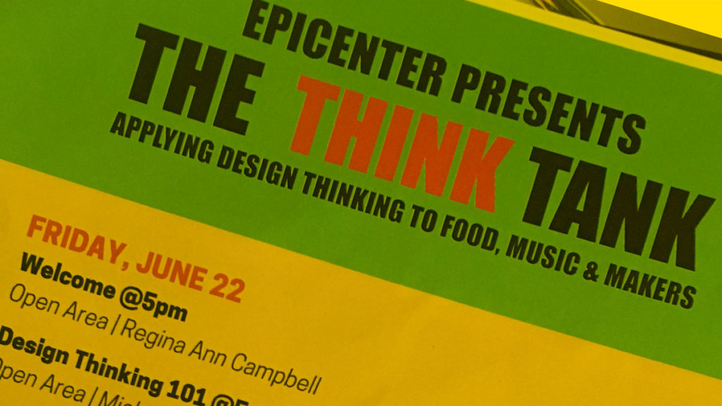 Epicenter Design Thinking Think Tank Event workshop