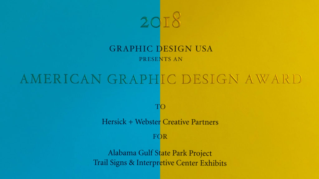 2018 American Graphic Design Awards Certificate