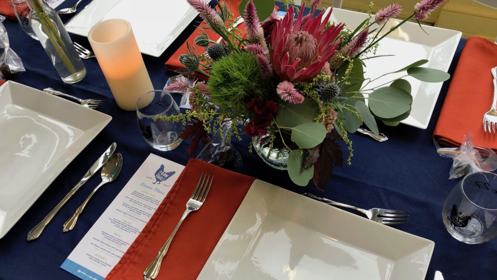 Farm 2 Fork Dinner table setting